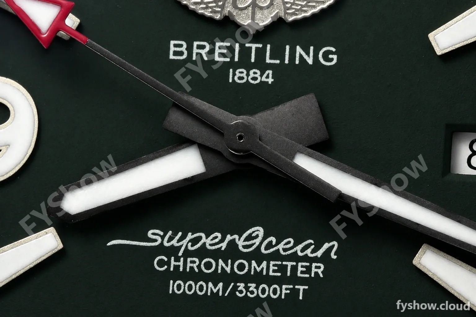 Breitling - Superocean 44mm Red SS/SS Green BLSF A2824 - Image 7