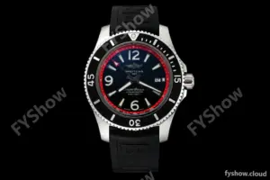 Breitling - Superocean 44mm SS/RU Black/Red BLSF A2824