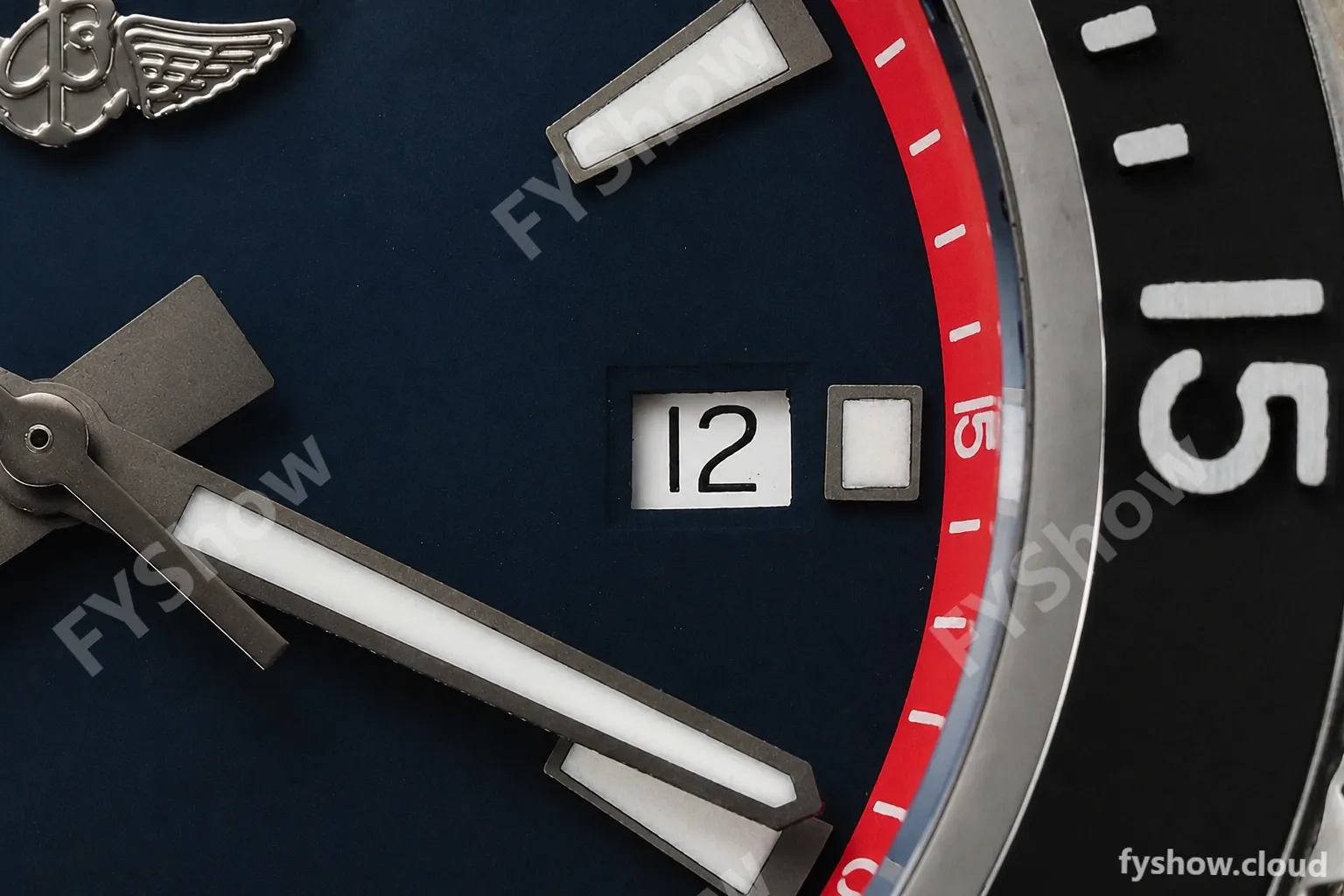 Breitling - Superocean 44mm SS/RU Black/Red BLSF A2824 - Image 6
