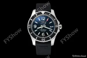 Breitling - Superocean 44mm SS/RU Black BLSF A2824