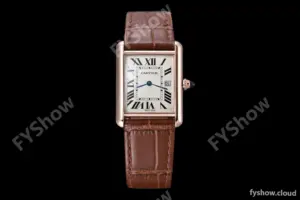 Cartier - Cartier Tank Louis Cartier Large Size RG/LE Silver AF Swiss Qtz
