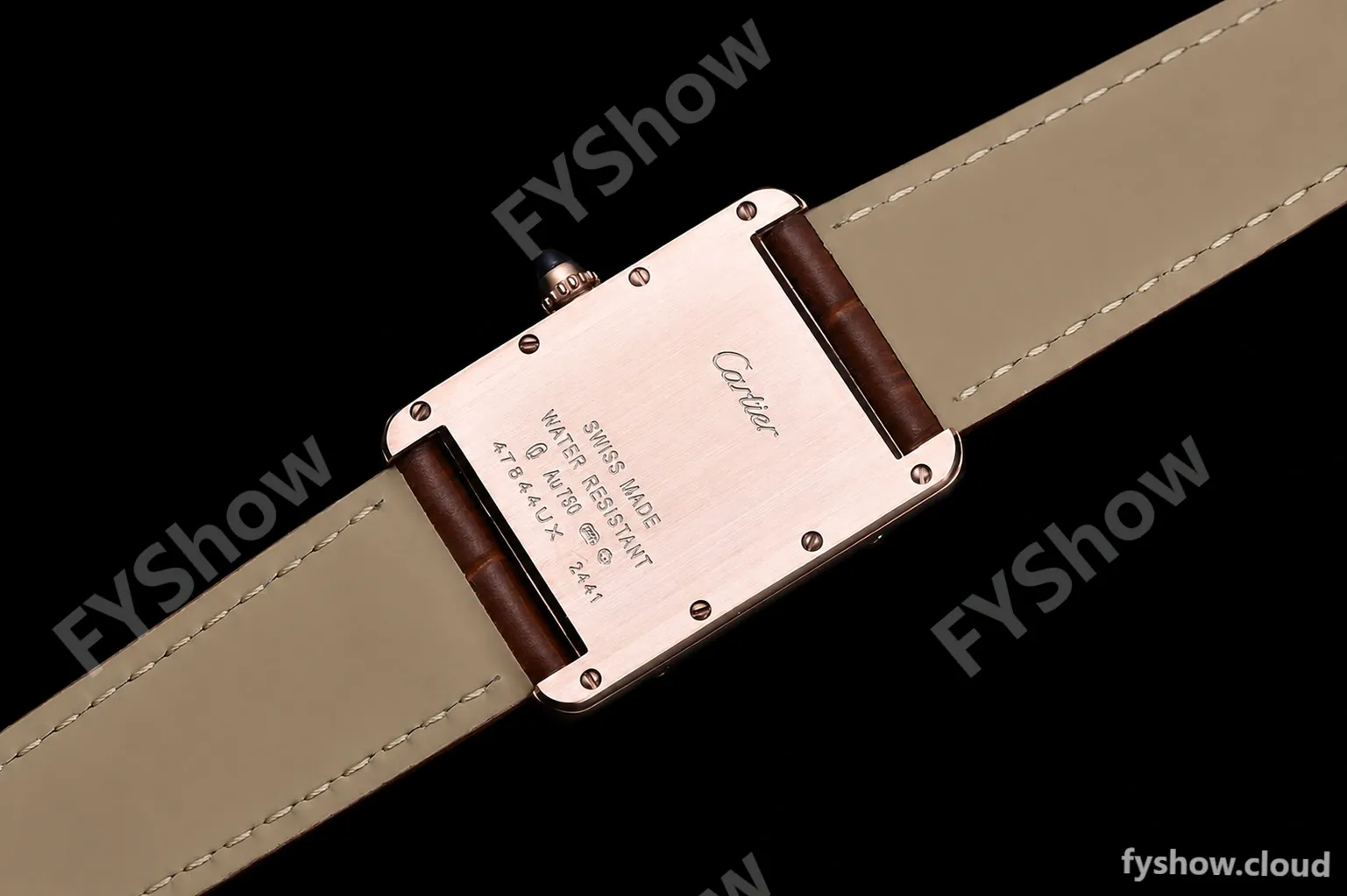 Cartier - Cartier Tank Louis Cartier Large Size RG/LE Silver AF Swiss Qtz - Image 18