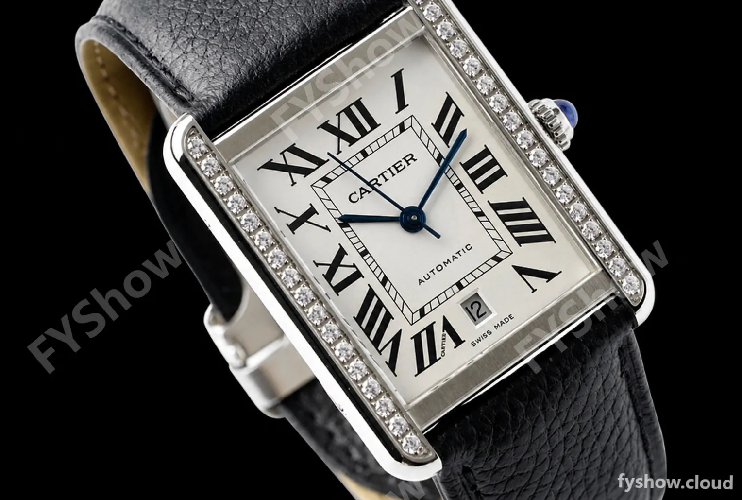 Cartier - Cartier Tank Solo XL Automatic SS/LE White AF A2892 - Image 2