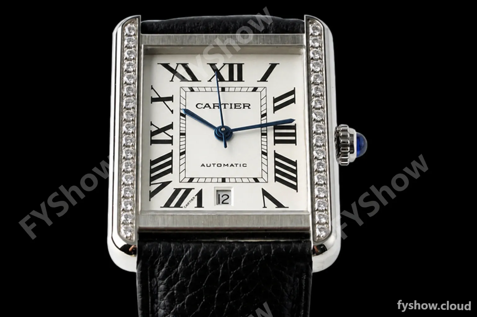 Cartier - Cartier Tank Solo XL Automatic SS/LE White AF A2892 - Image 4