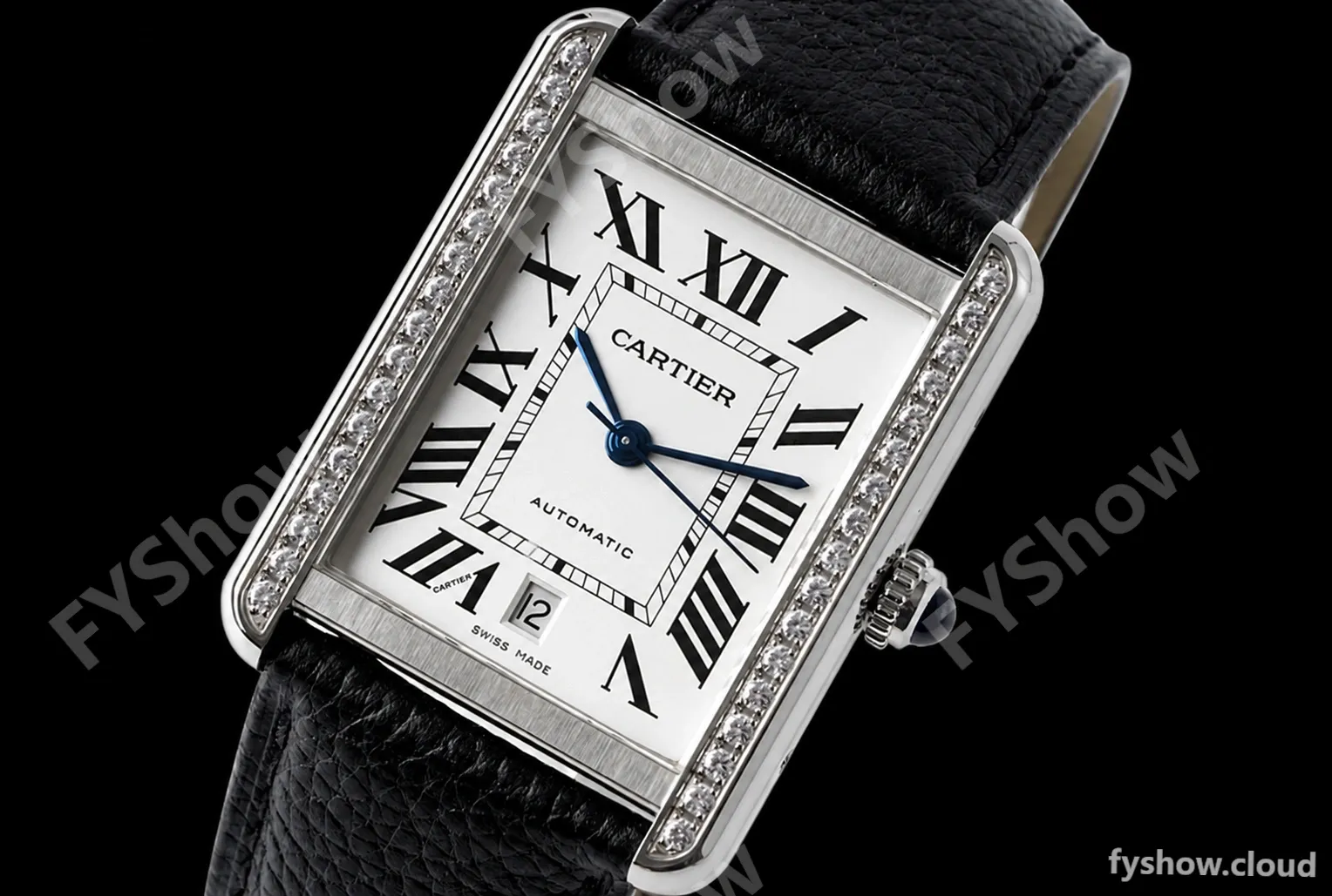 Cartier - Cartier Tank Solo XL Automatic SS/LE White AF A2892 - Image 9