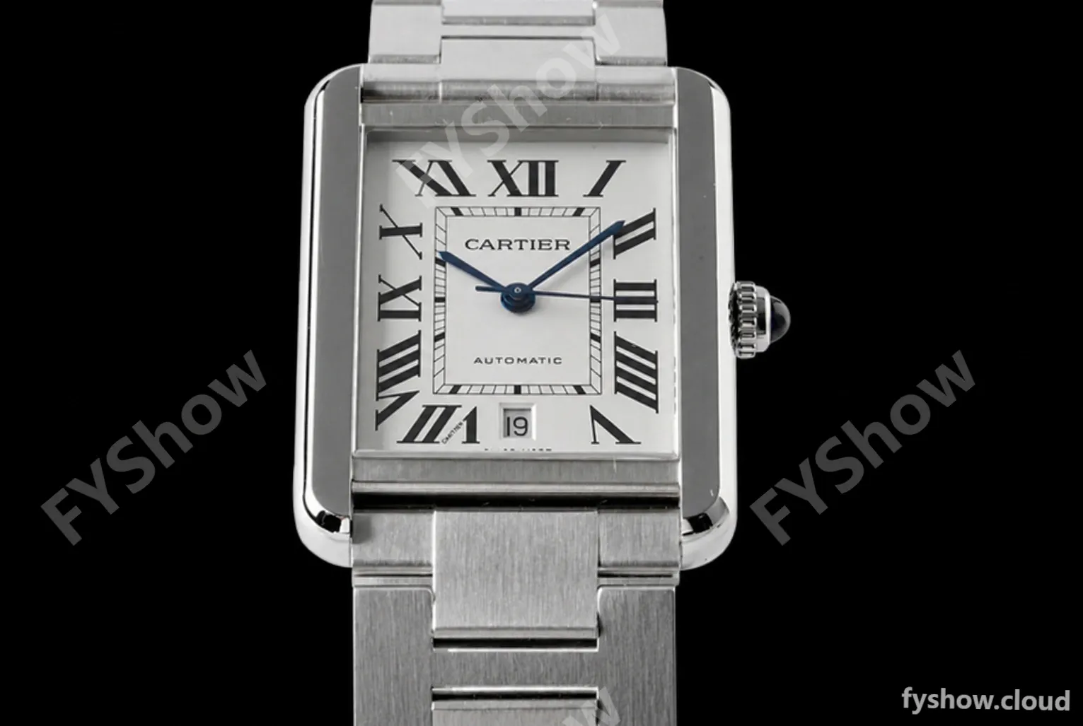 Cartier - Cartier Tank Solo XL Automatic SS/SS White AF A2892 - Image 2