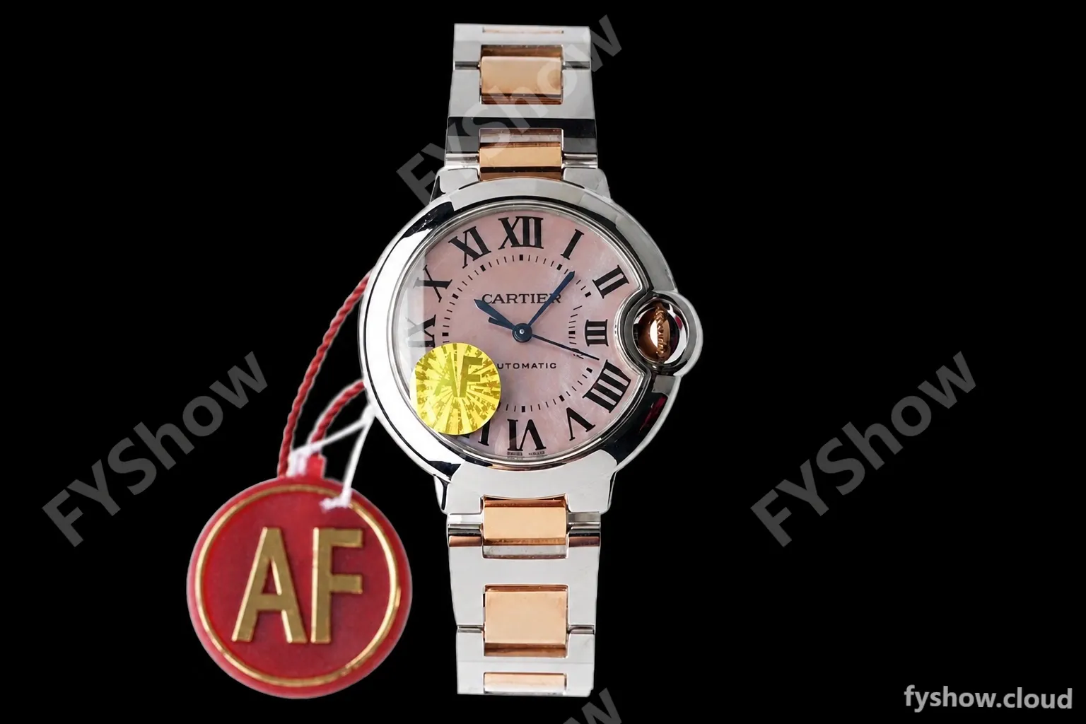 Cartier - Ballon Bleu De Cartier 33mm Automatic SS/RG Pink Mop AF NH05