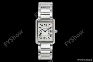 Cartier - Tank Must De Cartier 316F SS/SS White AF Swiss Quartz