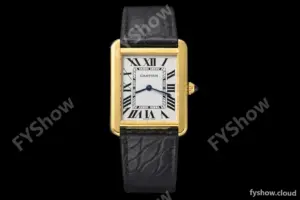 Cartier - Tank Solo Large Size 27mm YG/LE White AF Swiss Qtz