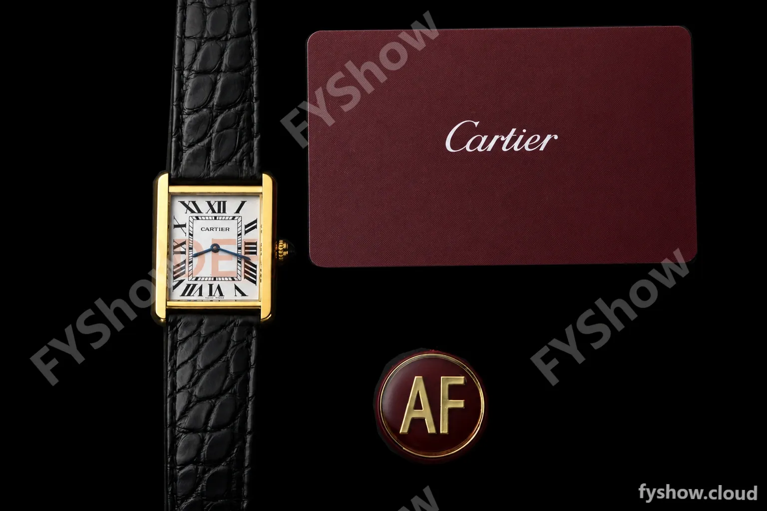 Cartier - Tank Solo Large Size 27mm YG/LE White AF Swiss Qtz - Image 8