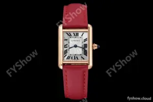 Cartier - Tank Louis Ladies 22mm RG/LE Silver AF Swiss Qtz