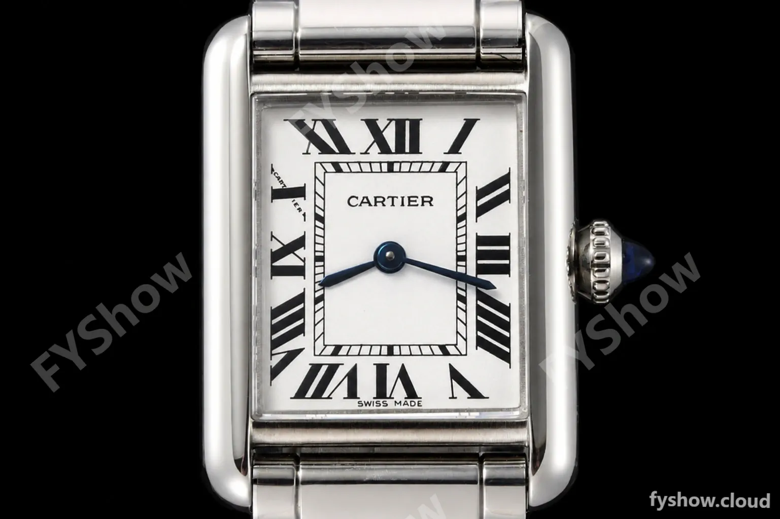 Cartier - Tank Must De Cartier 22mm SS/SS White AF Swiss Quartz - Image 2