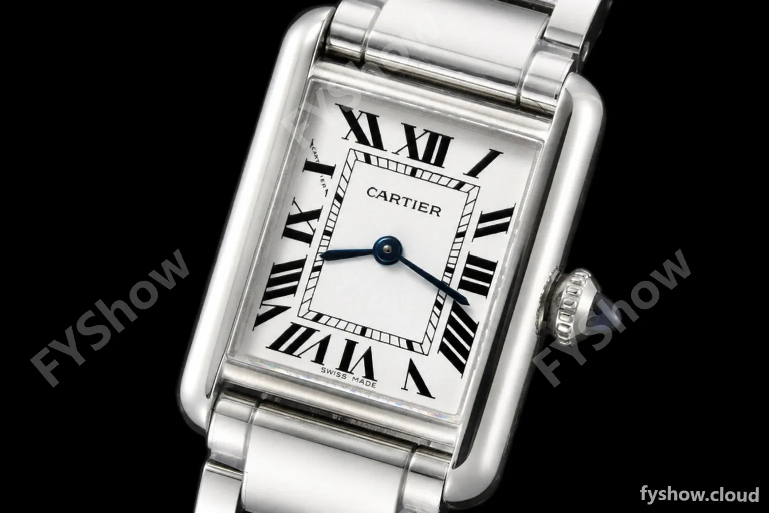 Cartier - Tank Must De Cartier 22mm SS/SS White AF Swiss Quartz - Image 3