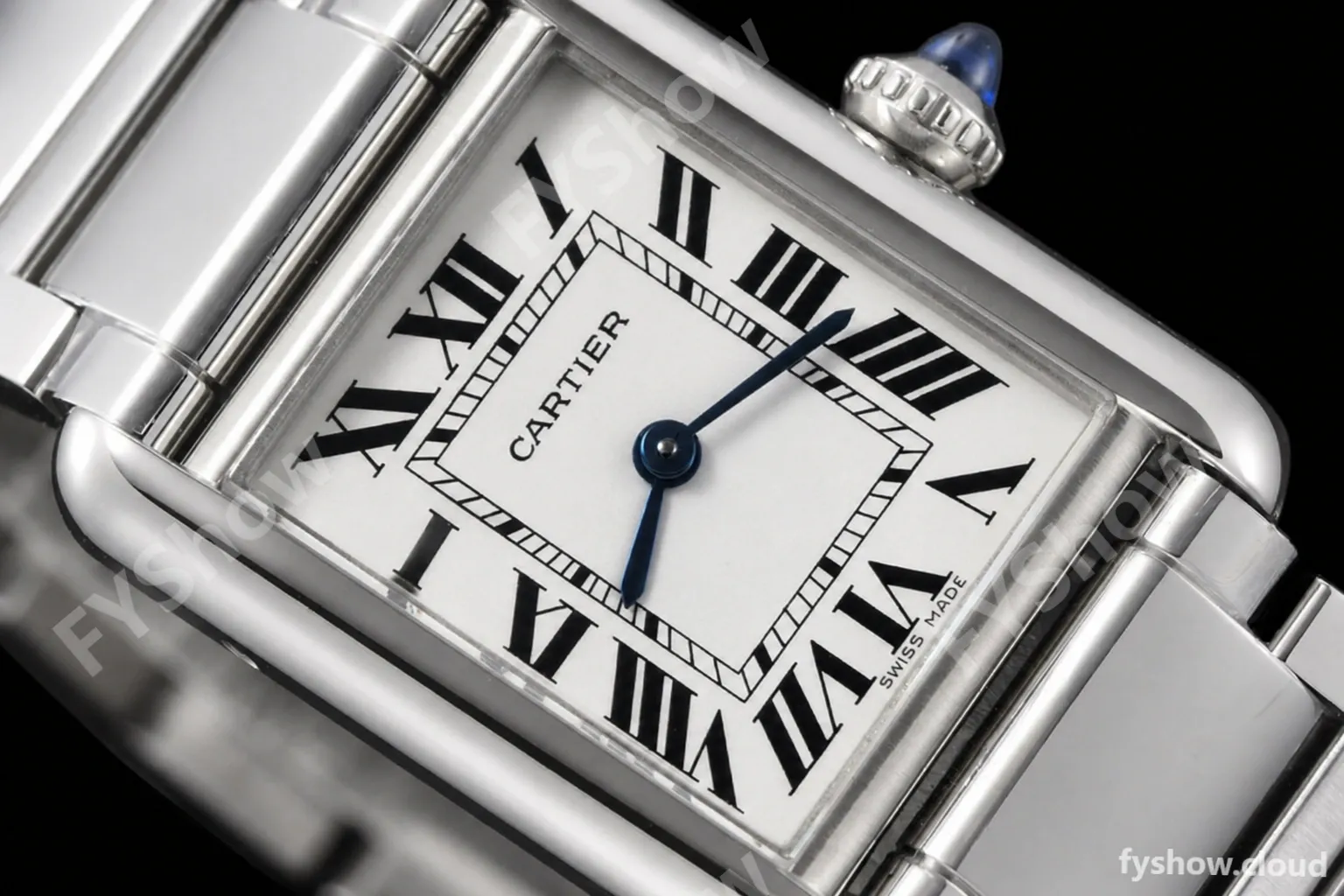 Cartier - Tank Must De Cartier 22mm SS/SS White AF Swiss Quartz - Image 4