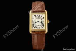Cartier - Tank Louis Large 25.5mm YG/LE Silver AF Swiss Qtz