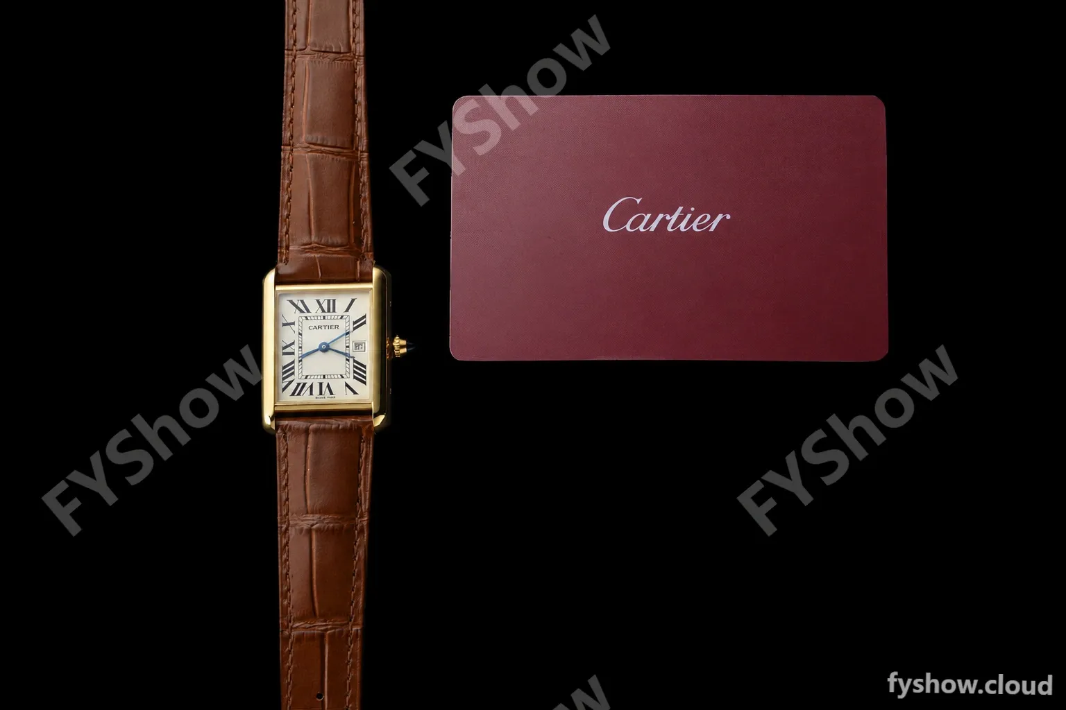 Cartier - Tank Louis Large 25.5mm YG/LE Silver AF Swiss Qtz - Image 8