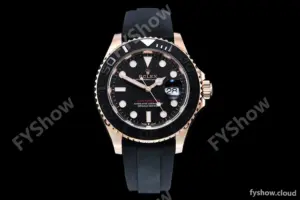 Rolex - YachtMaster 126655 40mm RG/RU Blk ARF VR3235