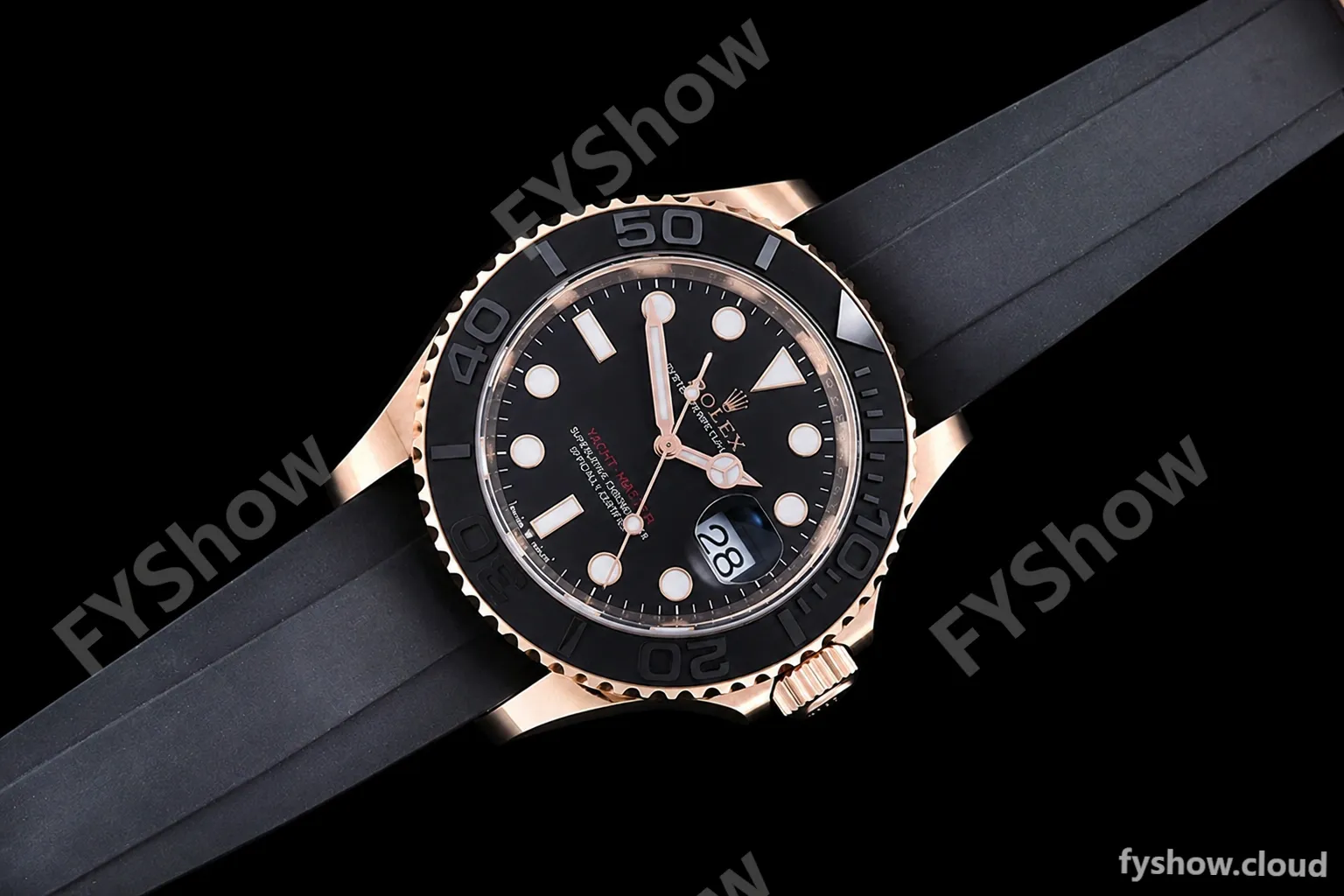 Rolex - YachtMaster 126655 40mm RG/RU Blk ARF VR3235 - Image 3