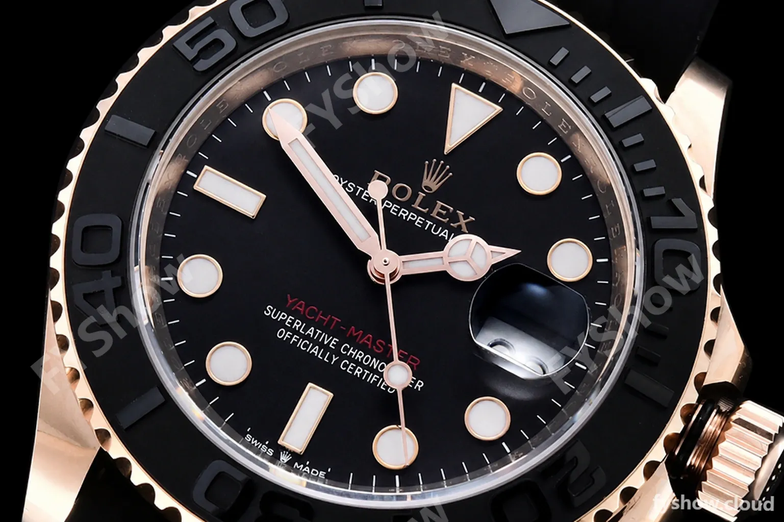Rolex - YachtMaster 126655 40mm RG/RU Blk ARF VR3235 - Image 5