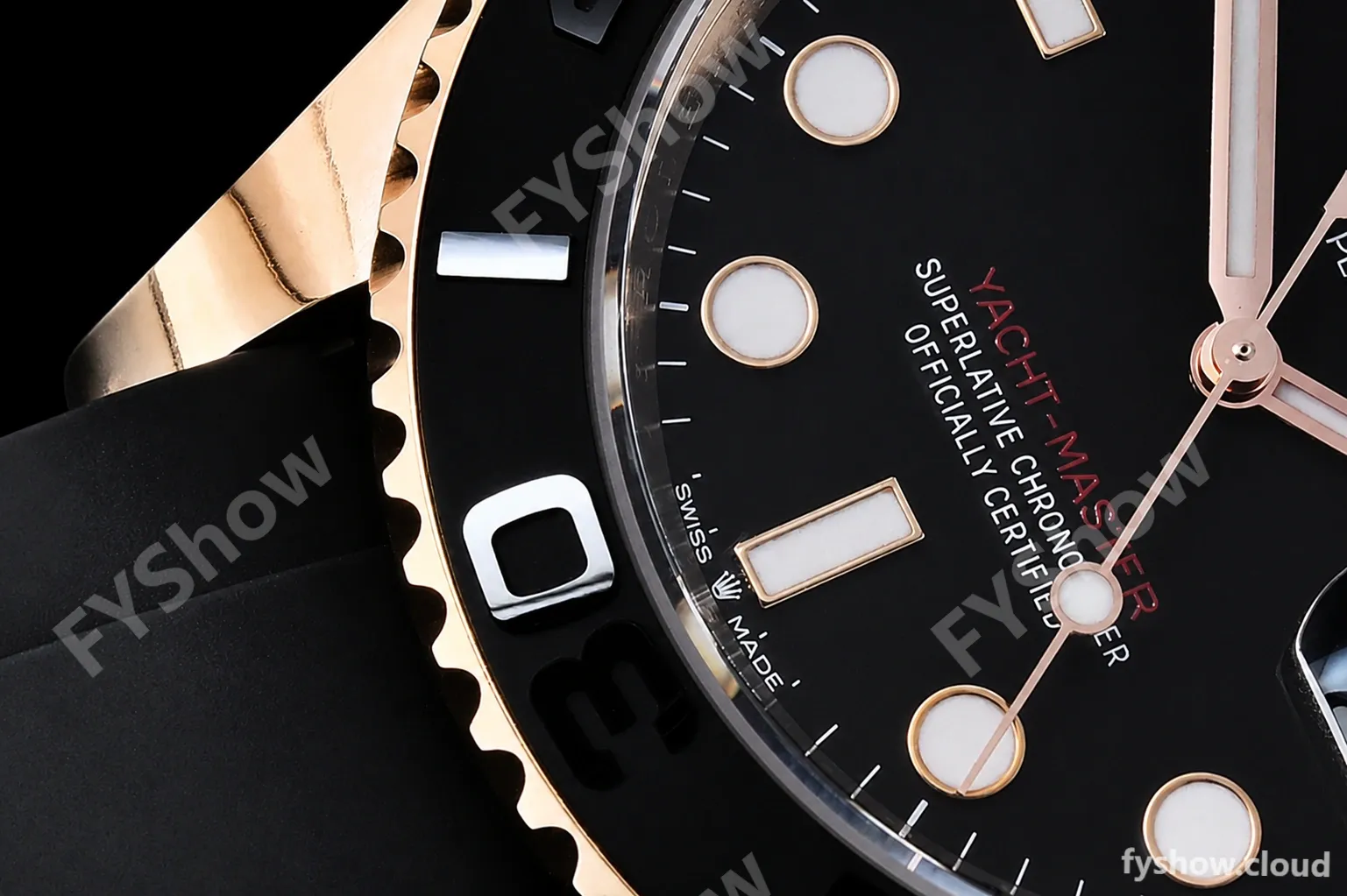 Rolex - YachtMaster 126655 40mm RG/RU Blk ARF VR3235 - Image 7