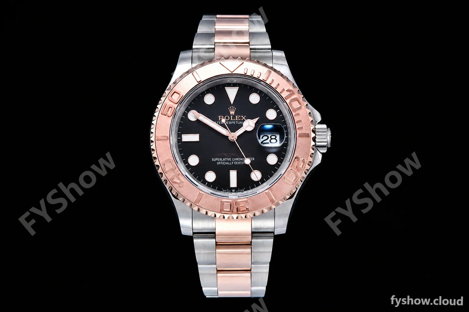 Rolex - YachtMaster 126621 40mm 904 Wrp RG/SS Blk KF VR3235
