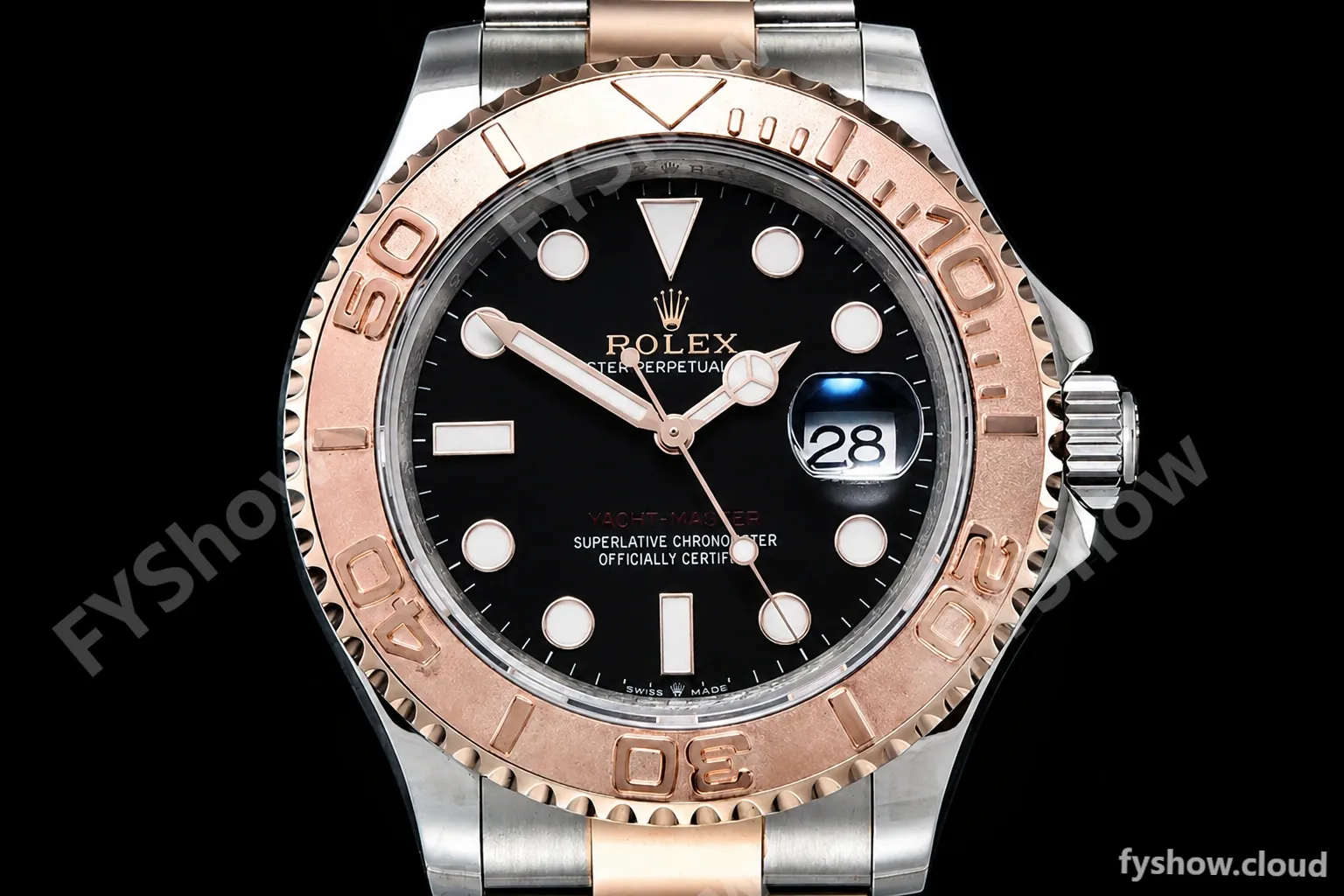 Rolex - YachtMaster 126621 40mm 904 Wrp RG/SS Blk KF VR3235 - Image 2