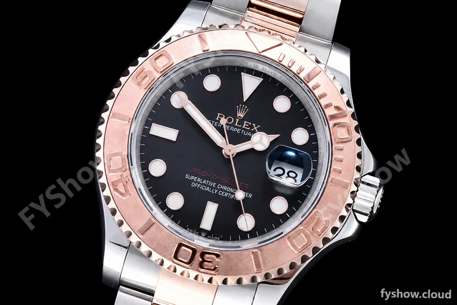 Rolex - YachtMaster 126621 40mm 904 Wrp RG/SS Blk KF VR3235 - Image 4