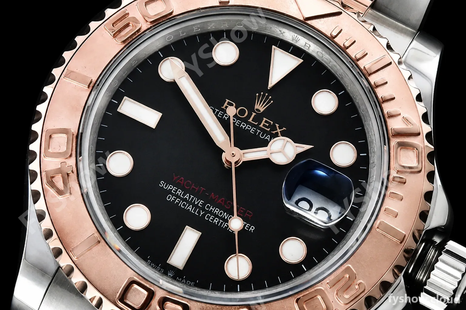 Rolex - YachtMaster 126621 40mm 904 Wrp RG/SS Blk KF VR3235 - Image 5