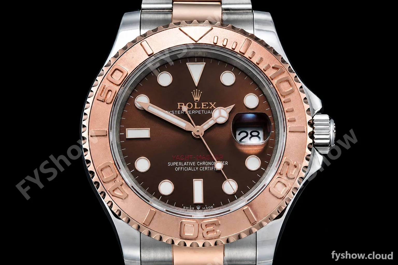 Rolex - YachtMaster 126621 40mm 904 Wrp RG/SS Brn KF VR3235 - Image 2