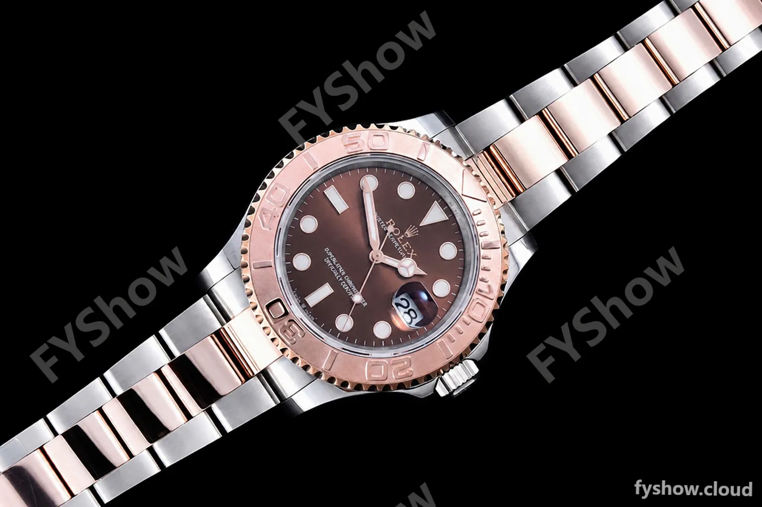 Rolex - YachtMaster 126621 40mm 904 Wrp RG/SS Brn KF VR3235 - Image 3
