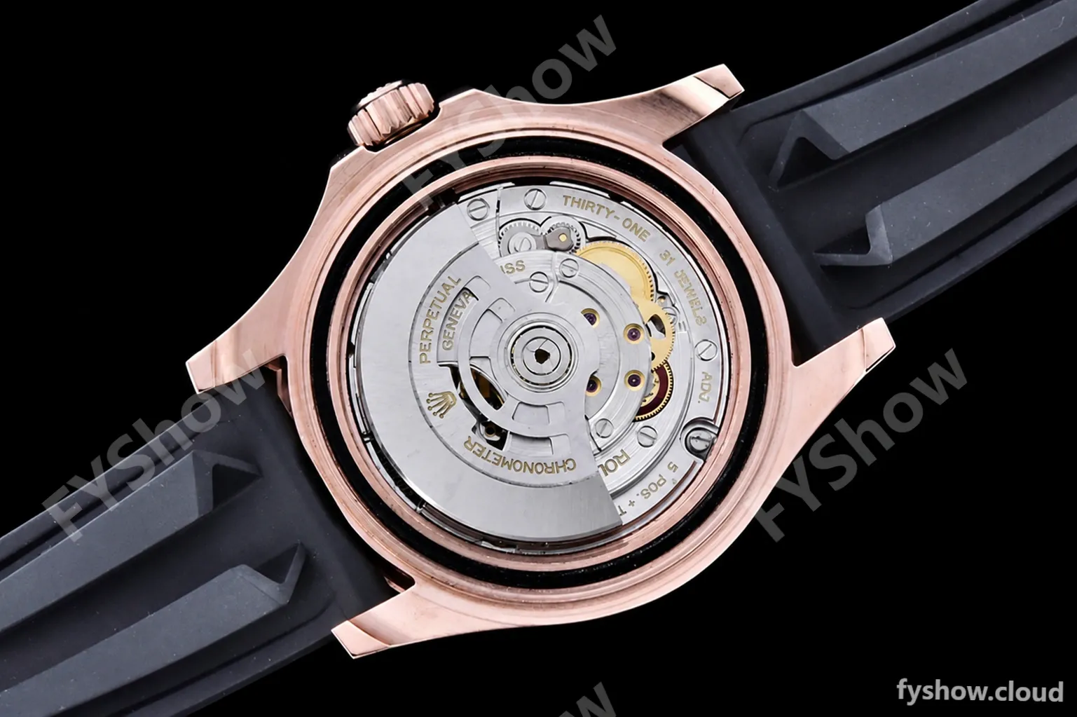 Rolex - YachtMaster 126655 40mm 904 Wrp RG/RU Blk KF VR3235 - Image 22