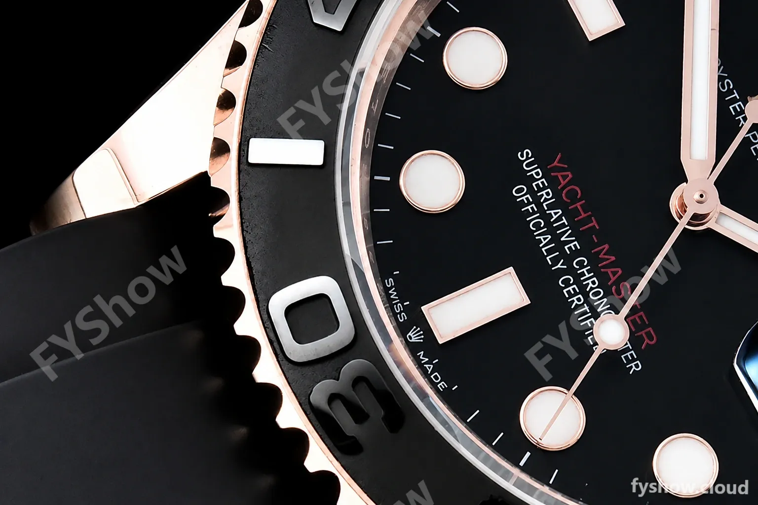 Rolex - YachtMaster 126655 40mm 904 Wrp RG/RU Blk KF VR3235 - Image 7