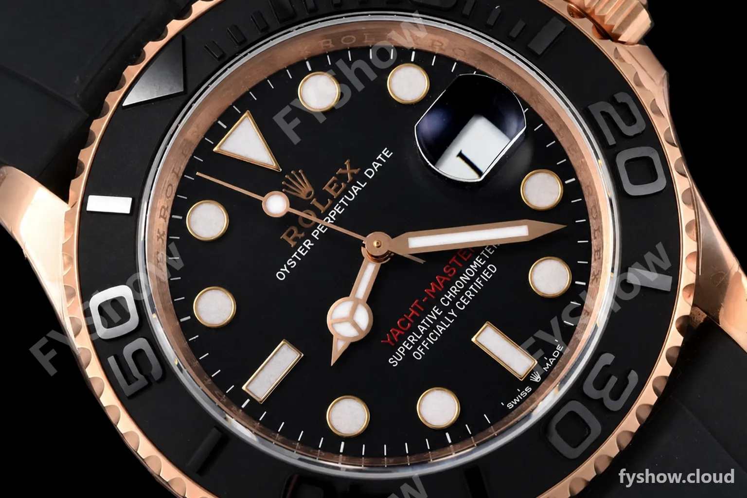 Rolex - YachtMaster 126655 40mm RG/RU Black VSF VS3235 - Image 5