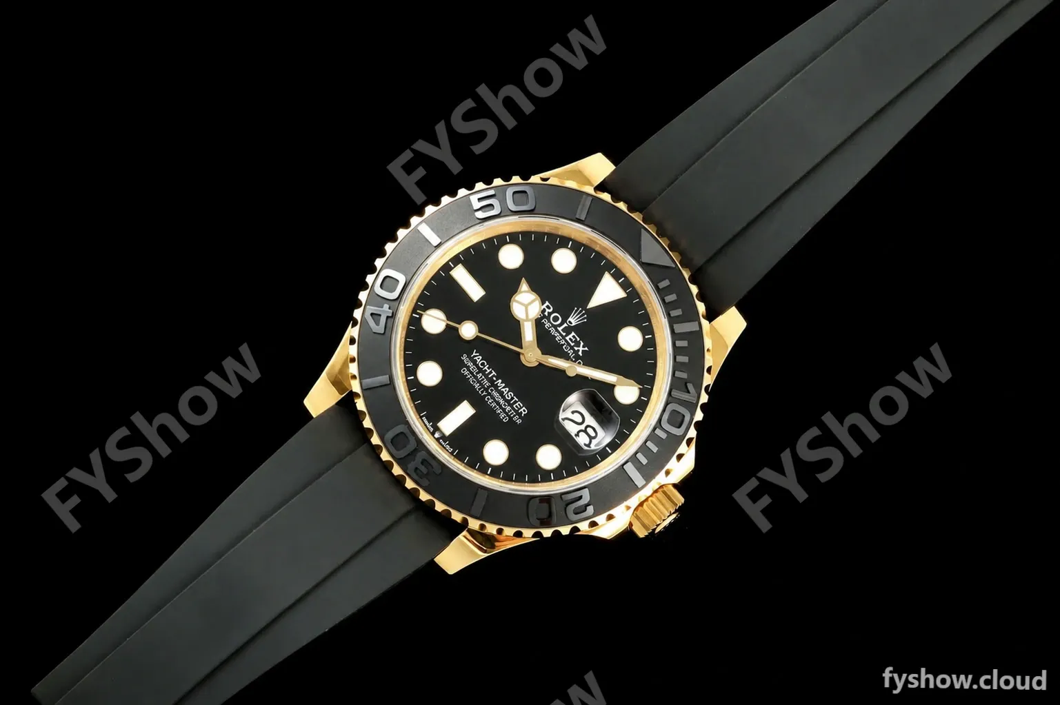 Rolex - YachtMaster 226658 Gain Weight 42mm YG/RU Black Dial QF SH3235 - Image 23