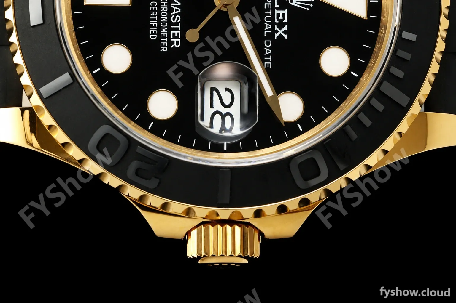Rolex - YachtMaster 226658 Gain Weight 42mm YG/RU Black Dial QF SH3235 - Image 3