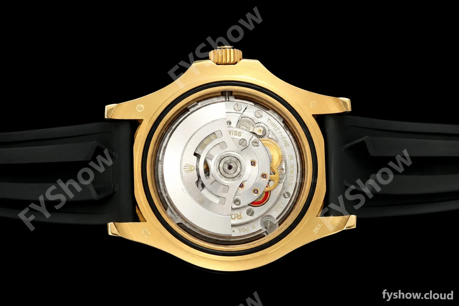 Rolex - YachtMaster 226658 Gain Weight 42mm YG/RU Black Dial QF SH3235 - Image 8