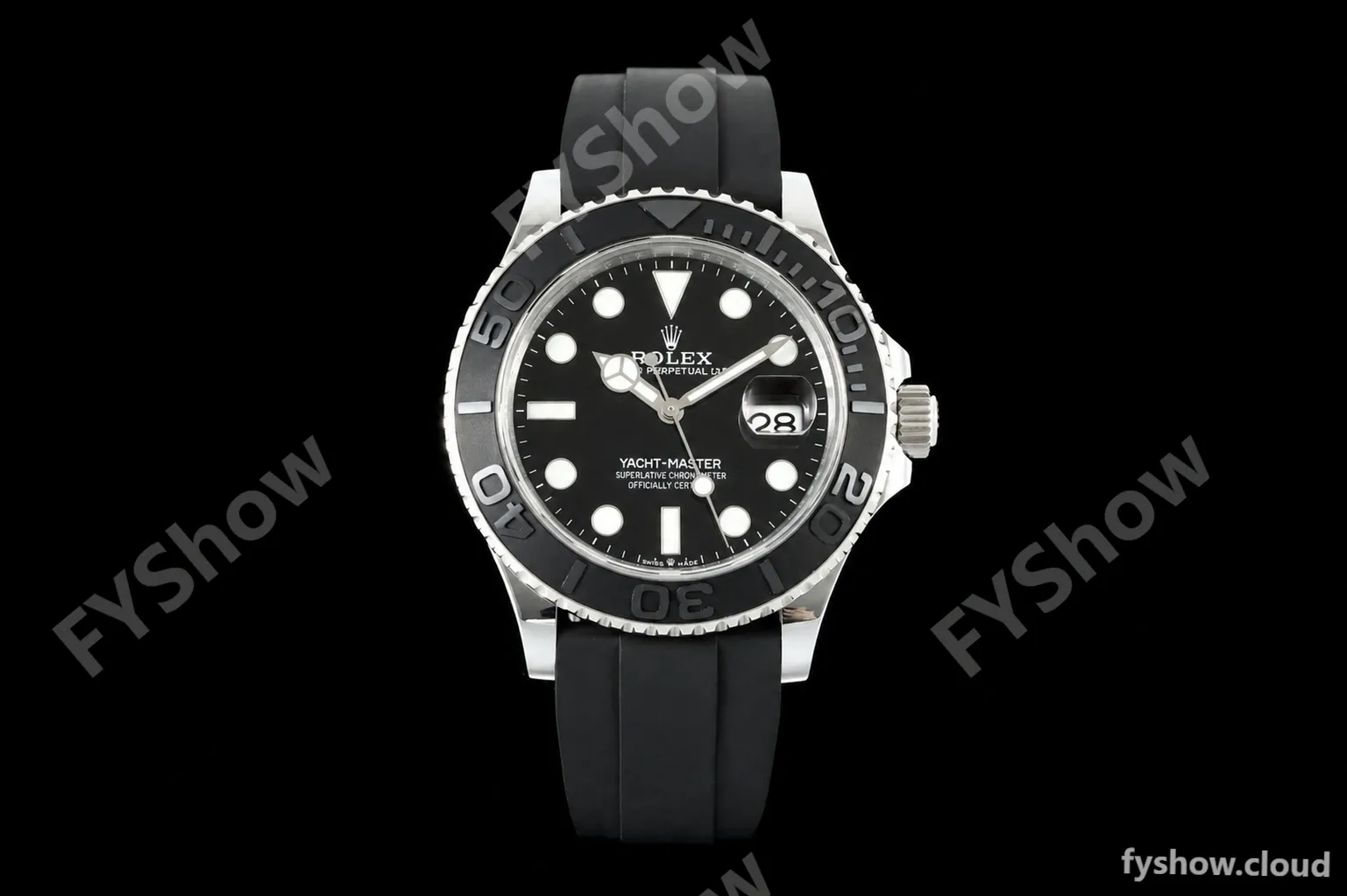 Rolex - YachtMaster 226659 Gain Weight 42mm SS/RU Black Dial QF SH3235