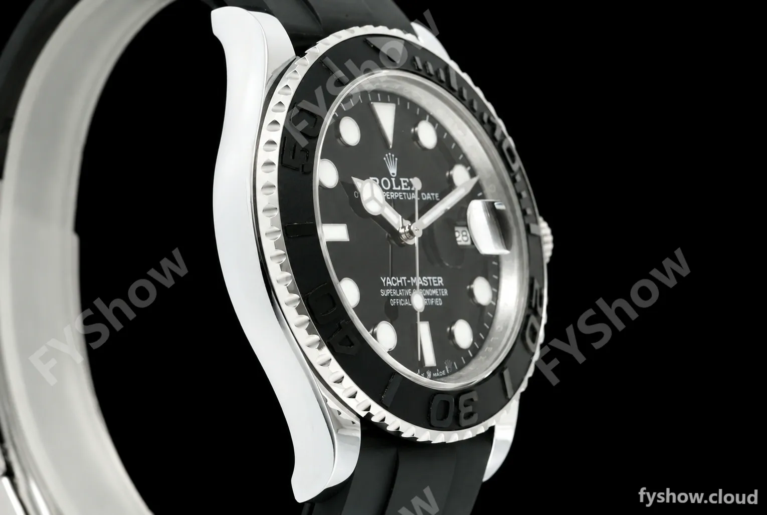 Rolex - YachtMaster 226659 Gain Weight 42mm SS/RU Black Dial QF SH3235 - Image 2