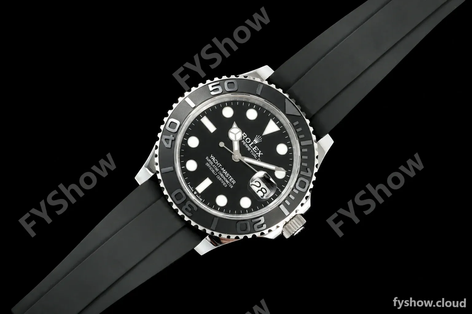 Rolex - YachtMaster 226659 Gain Weight 42mm SS/RU Black Dial QF SH3235 - Image 4
