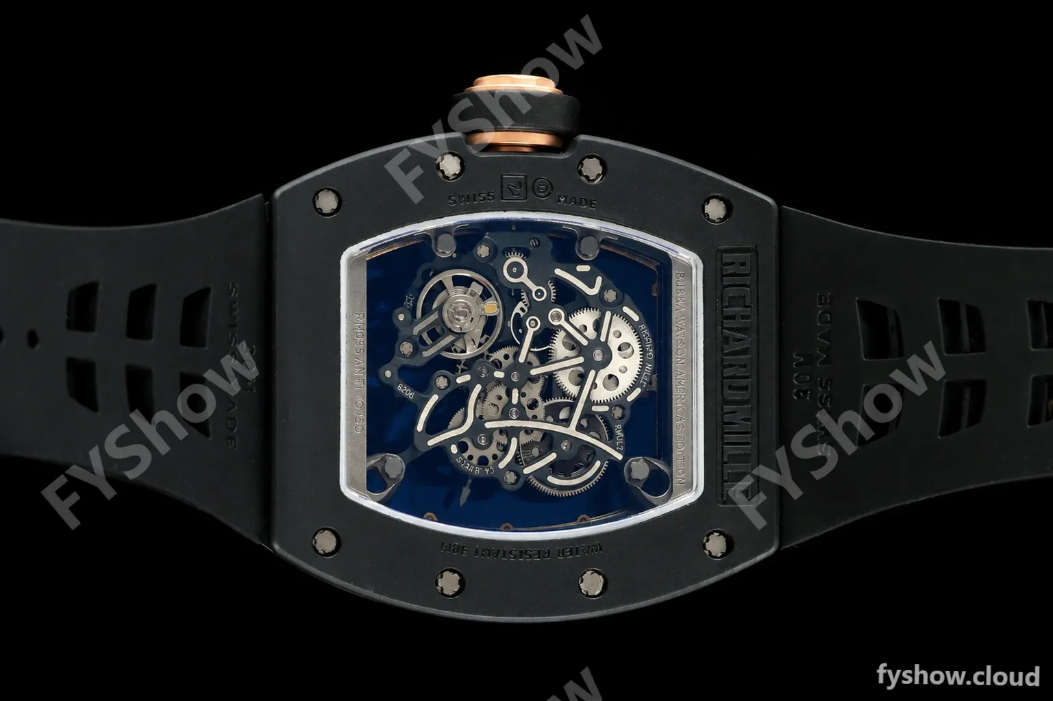 Richard Mille - RM055 Bubba Watson Black CER/RU Gold Rehaut Skeleton ZF V3 RMUL2 - Image 11