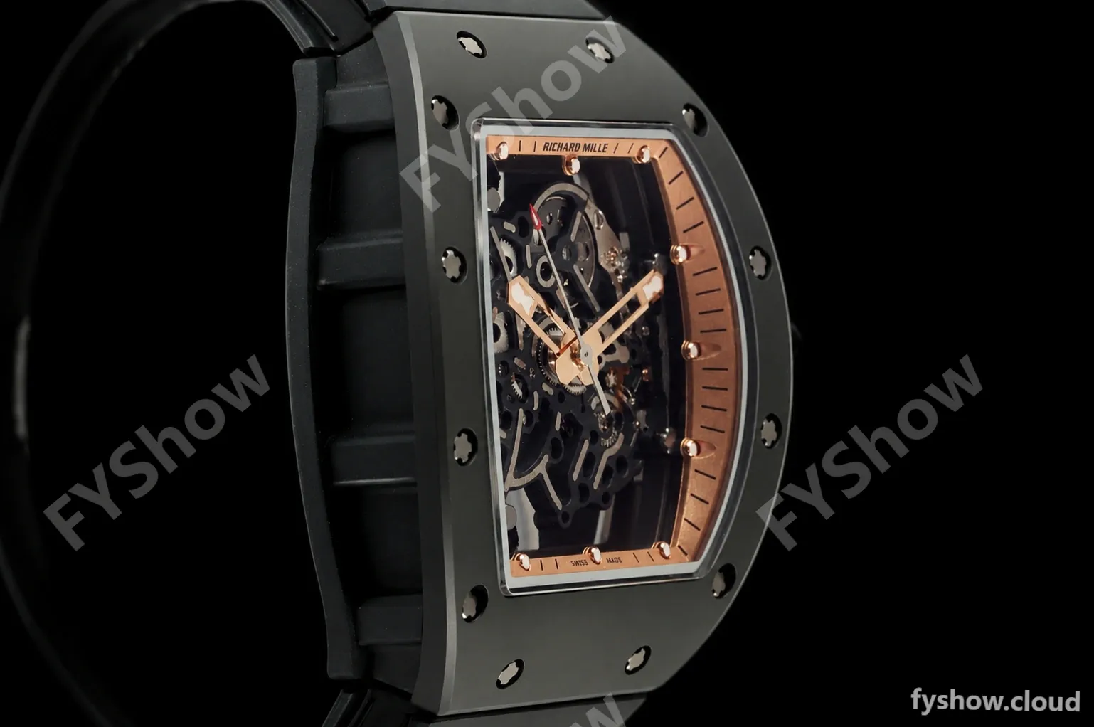 Richard Mille - RM055 Bubba Watson Black CER/RU Gold Rehaut Skeleton ZF V3 RMUL2 - Image 2