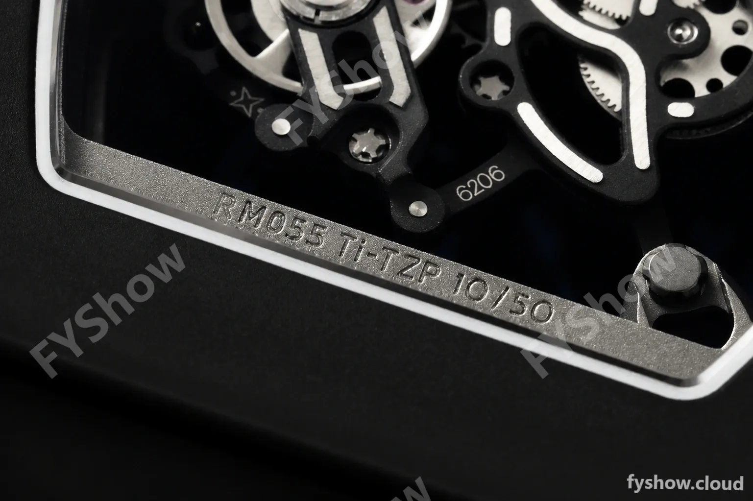 Richard Mille - RM055 Bubba Watson BLK/WHT CER/RU Gray Rehaut Skeleton ZF V3 RMUL2 - Image 12