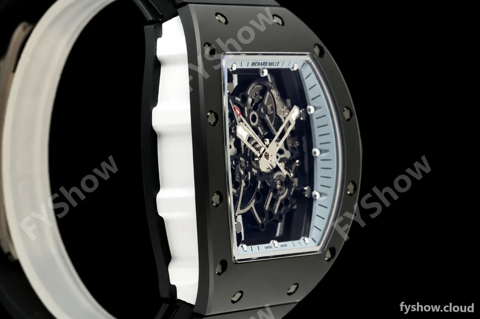 Richard Mille - RM055 Bubba Watson BLK/WHT CER/RU Gray Rehaut Skeleton ZF V3 RMUL2 - Image 2