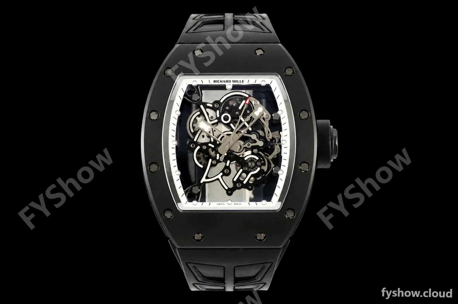 Richard Mille - RM055 Bubba Watson Black CER/RU White Rehaut Skeleton ZF V3 RMUL2
