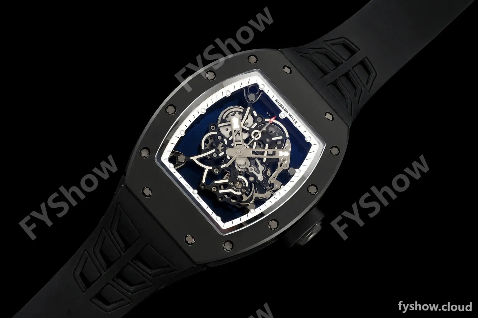 Richard Mille - RM055 Bubba Watson Black CER/RU White Rehaut Skeleton ZF V3 RMUL2 - Image 6