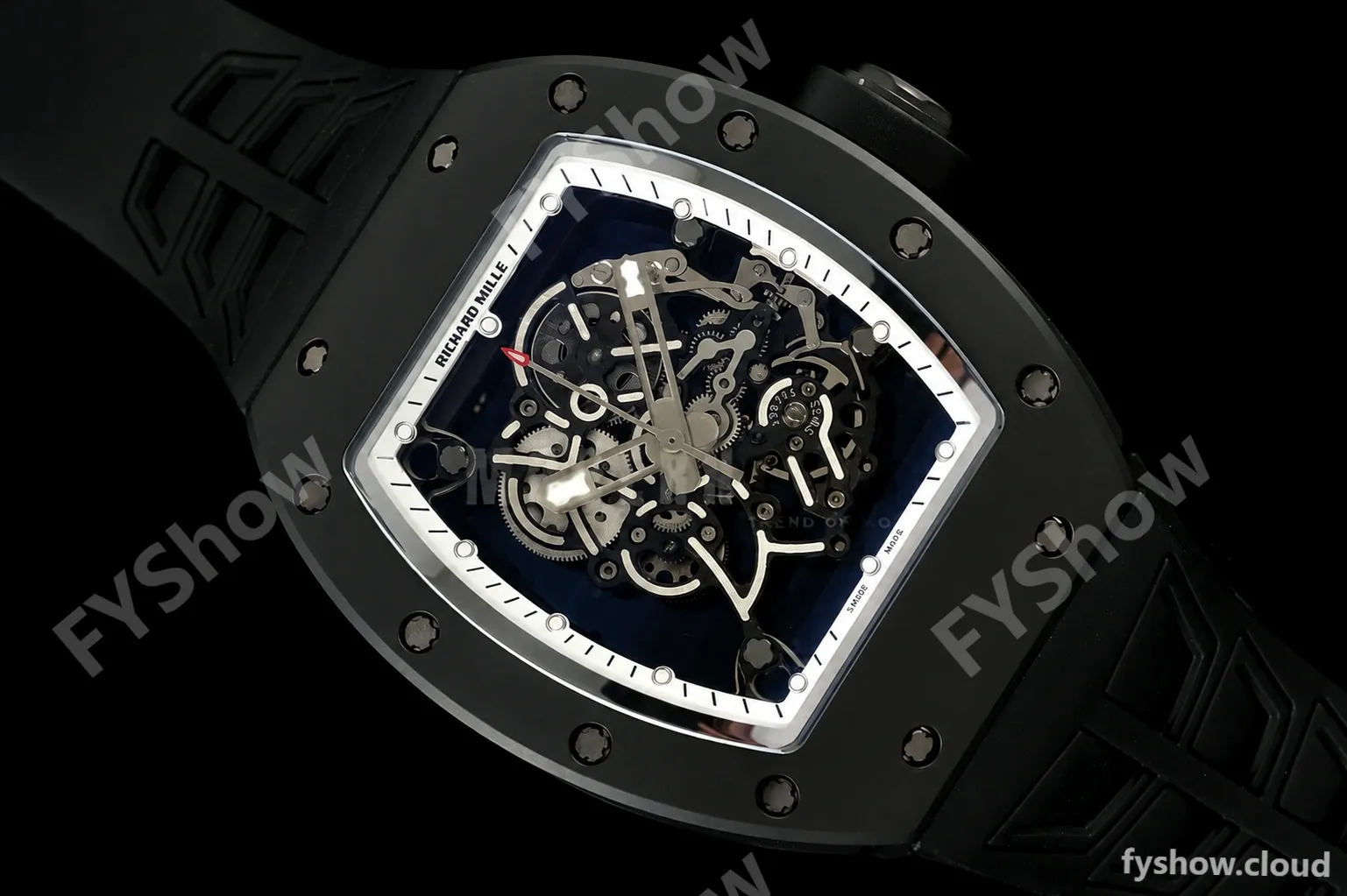 Richard Mille - RM055 Bubba Watson Black CER/RU White Rehaut Skeleton ZF V3 RMUL2 - Image 7