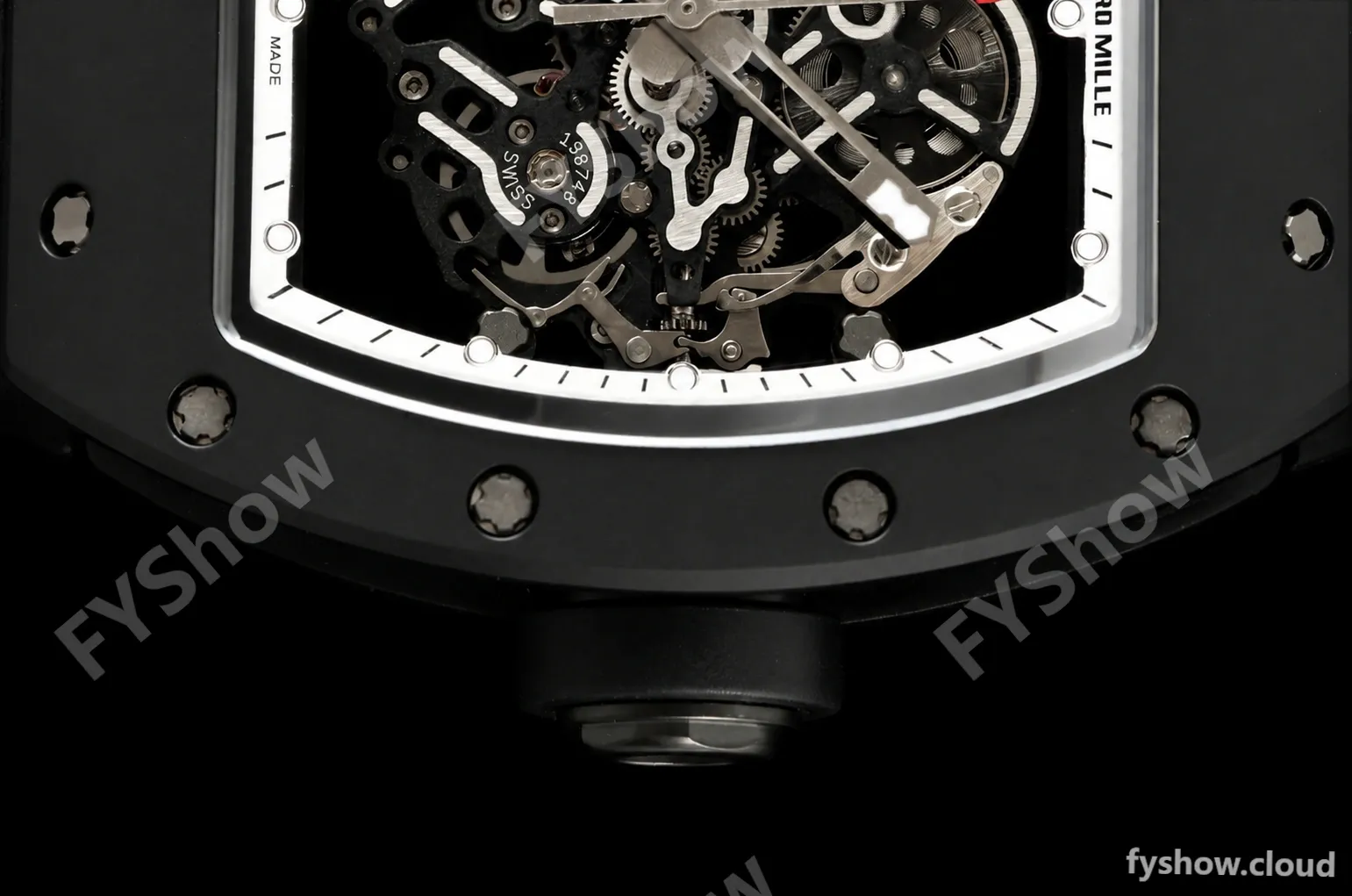 Richard Mille - RM055 Bubba Watson Black CER/RU White Rehaut Skeleton ZF V3 RMUL2 - Image 8