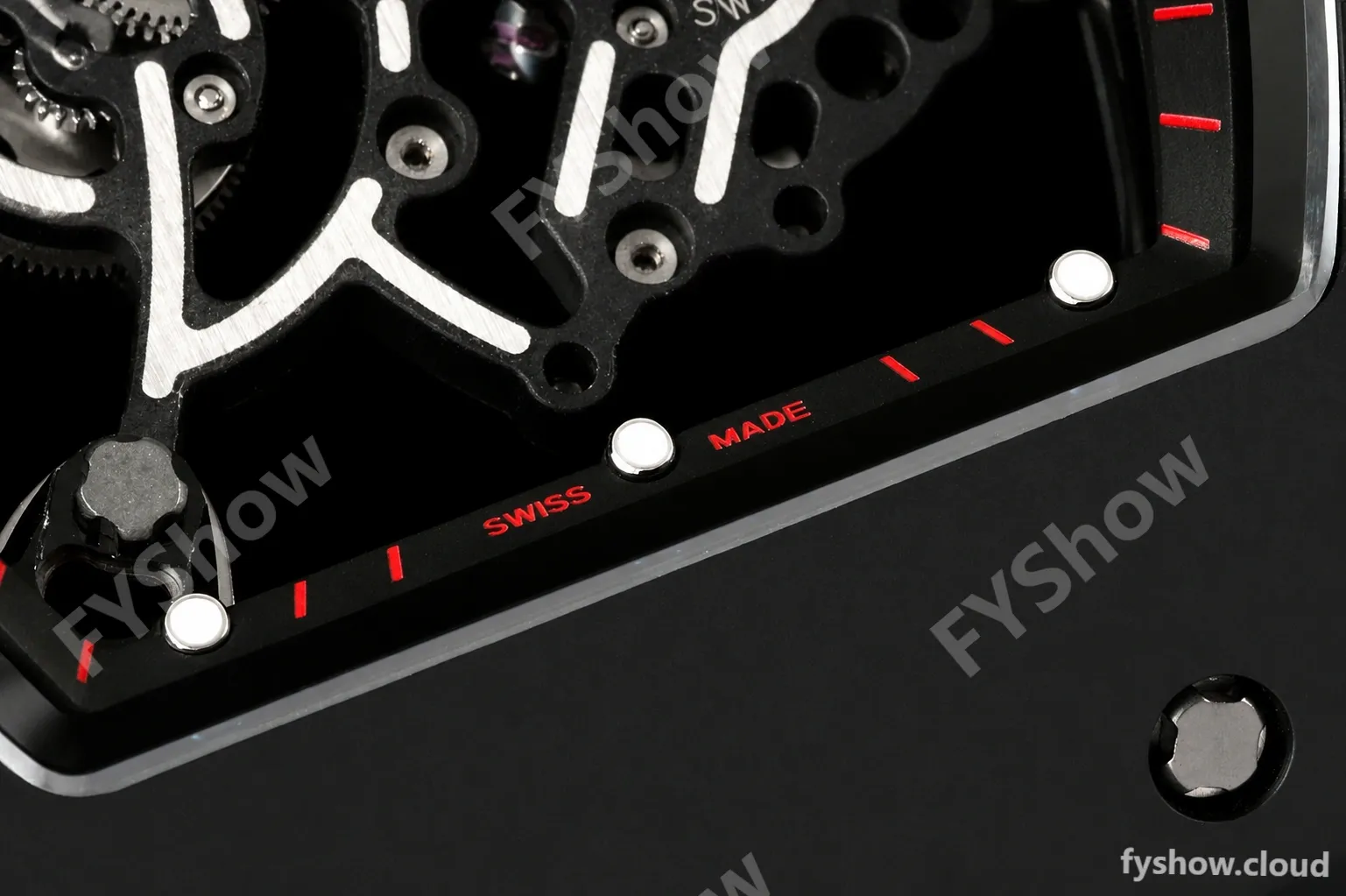 Richard Mille - RM055 Bubba Watson Black CER/RU Black/Red Rehaut Skeleton ZF V3 RMUL2 - Image 10