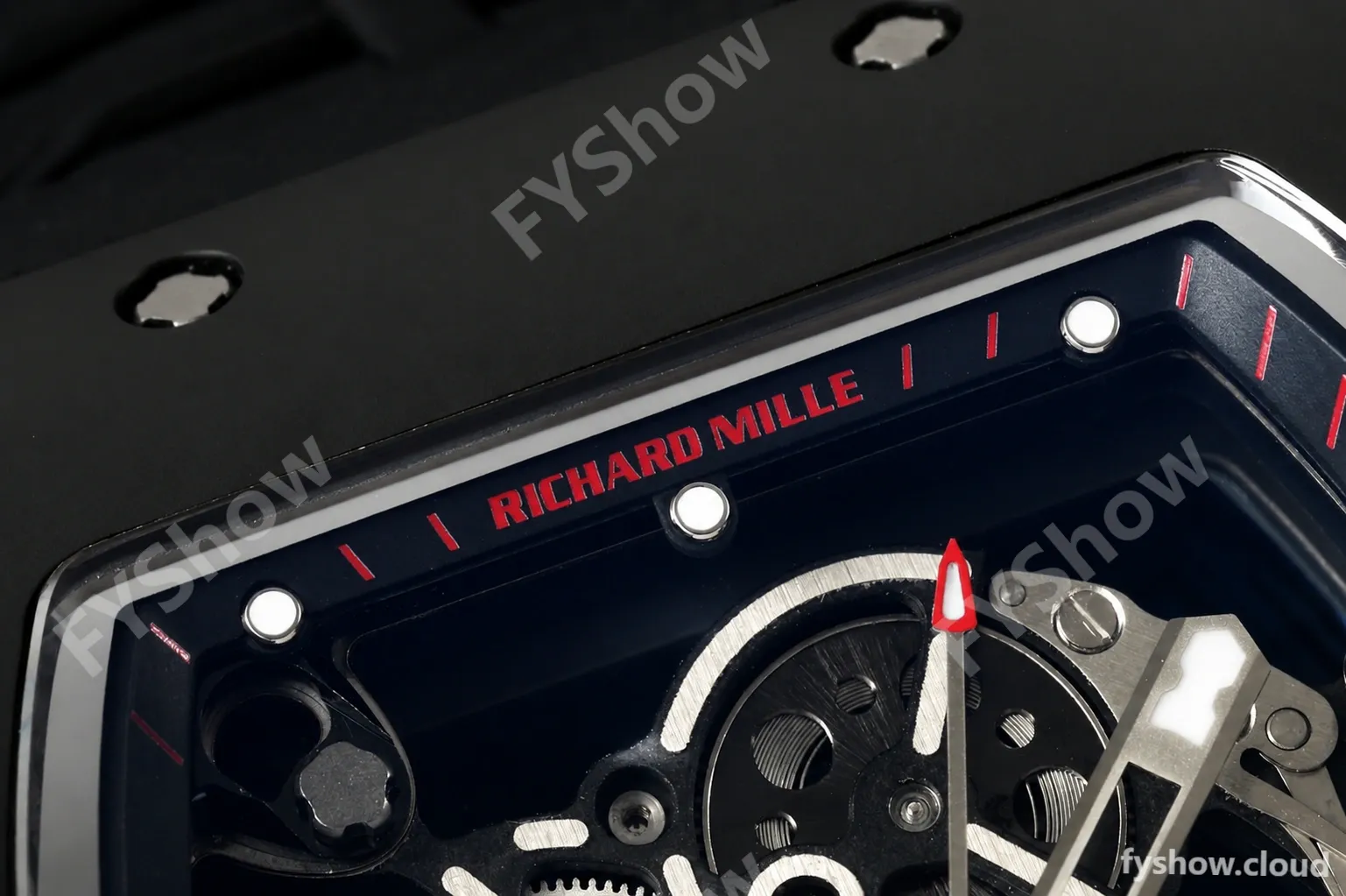 Richard Mille - RM055 Bubba Watson Black CER/RU Black/Red Rehaut Skeleton ZF V3 RMUL2 - Image 9