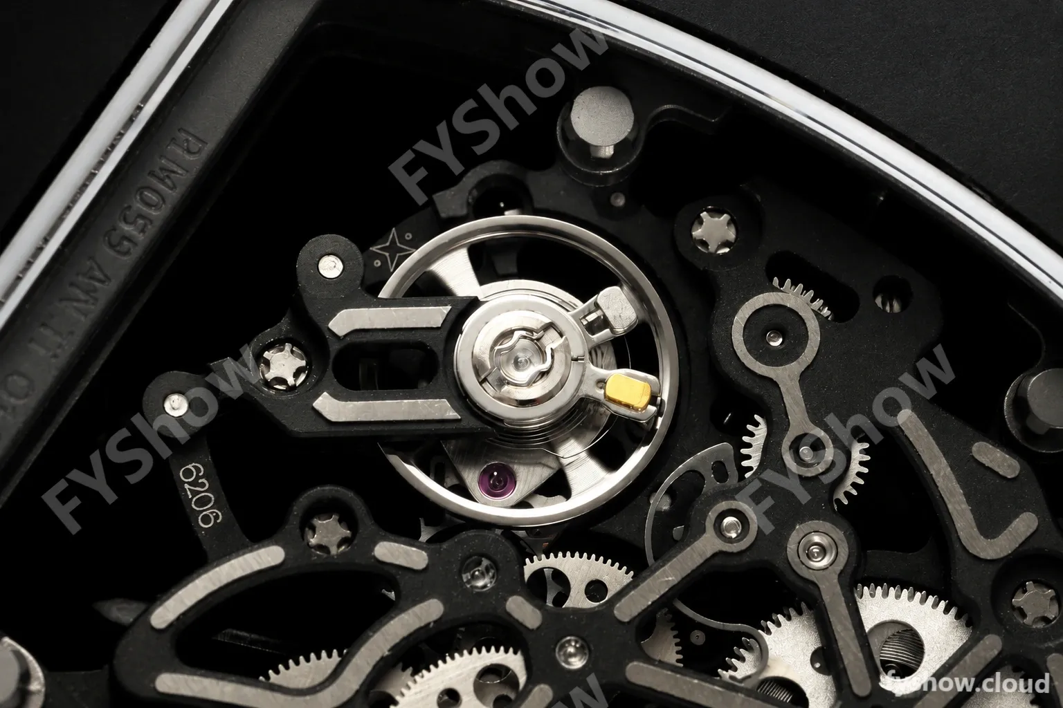 Richard Mille - RM055 Bubba Watson Black CER/RU Red Rehaut Skeleton ZF V3 RMUL2 - Image 12